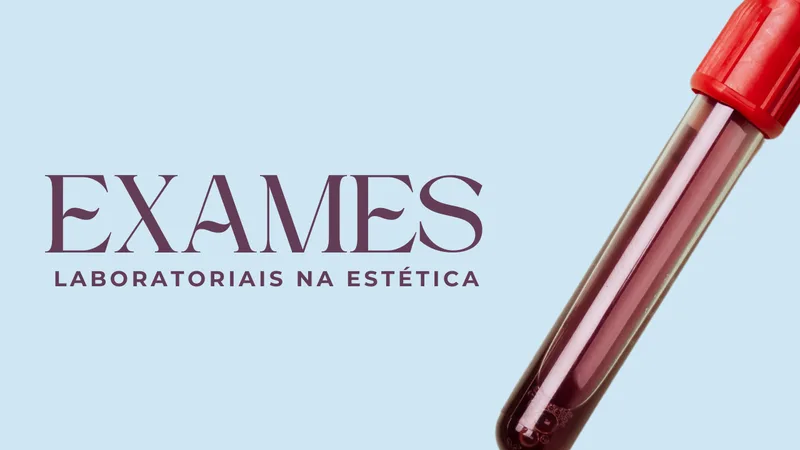 Capa do curso Exames Laboratoriais na Estética